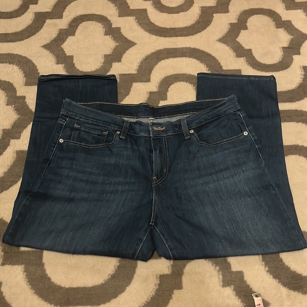Levi’s Dark Wash Capri Jeans 32 - Picture 5 of 10